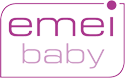 Logo von Emeibaby. Schriftzug.